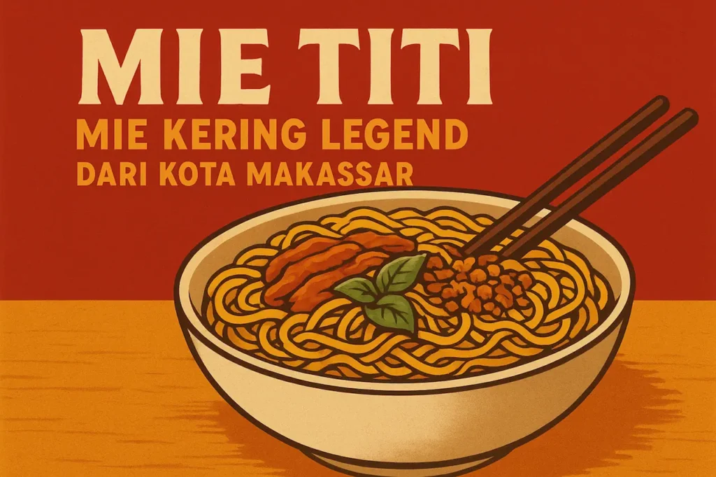 Mencicipi Sejarah Mie Titi, Legenda Mie Kering khas Makassar