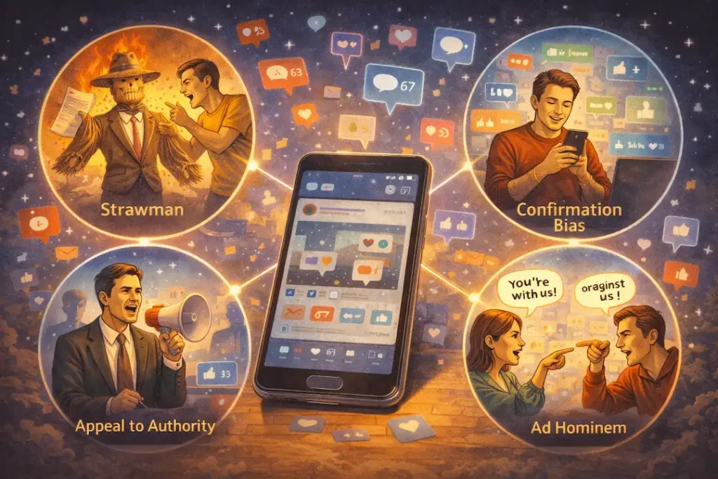 enis Kesalahan Berpikir (Logical Fallacies) yang Sering Beredar di Media Sosial
