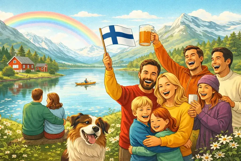 negara paling bahagia di dunia